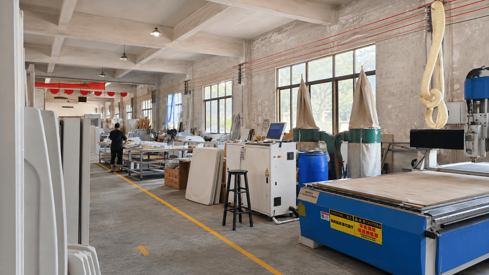 GEELYE production workshop for commercial capsule sleep pods