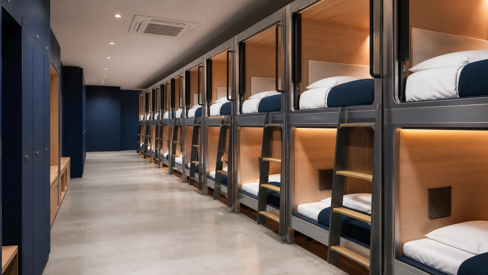 Modular sleep pod solution for employee accommodation