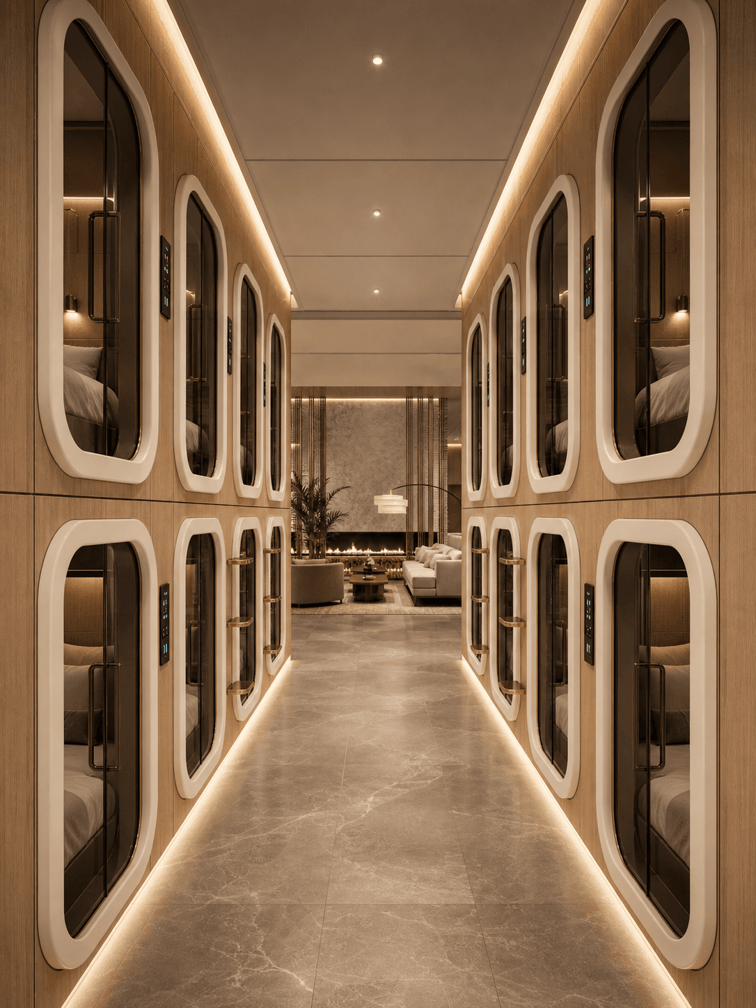 Capsule hotels capsule sleep pod application