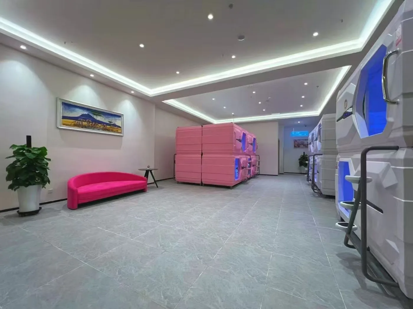 Xinjiang Silver Time Capsule Hotel · capsule bed layout reference