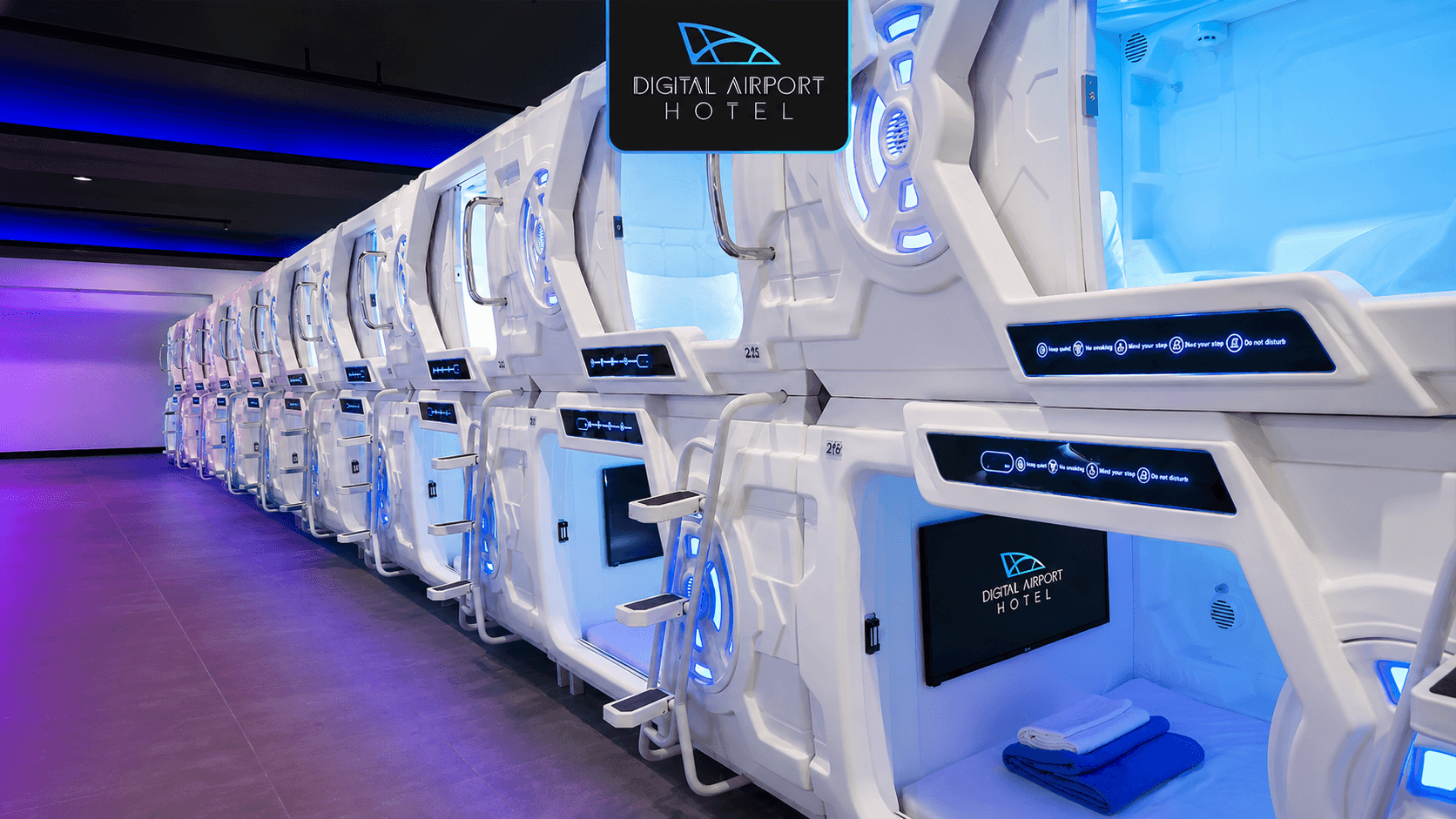Installed GEELYE sleep pods at Digital Airport Hotel